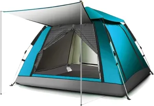Portable Beach Camping Tent for 3-5 People: Quick Setup, Rainproof, and Speed Open