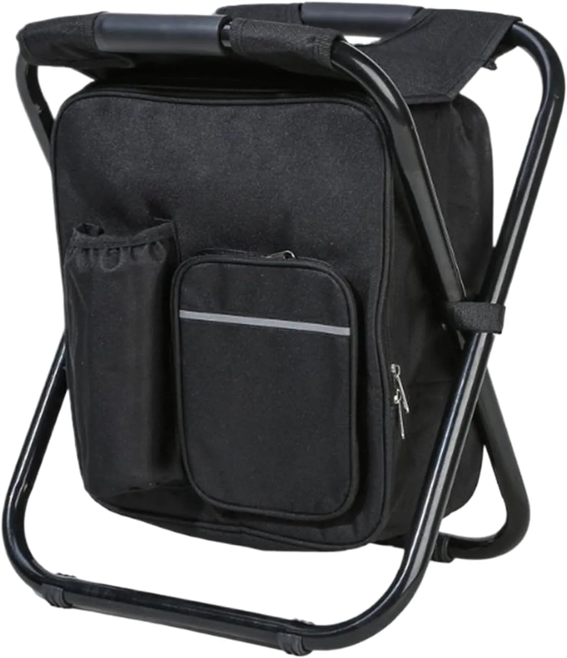 Portable Camping Chair - Folding Chairs for Outside, Backpack Cooler Bag | Sturdy Material, Effortless Storage, Built Tough with Weather and Wear Resistant, Foldable and Wearable Design, Excellent