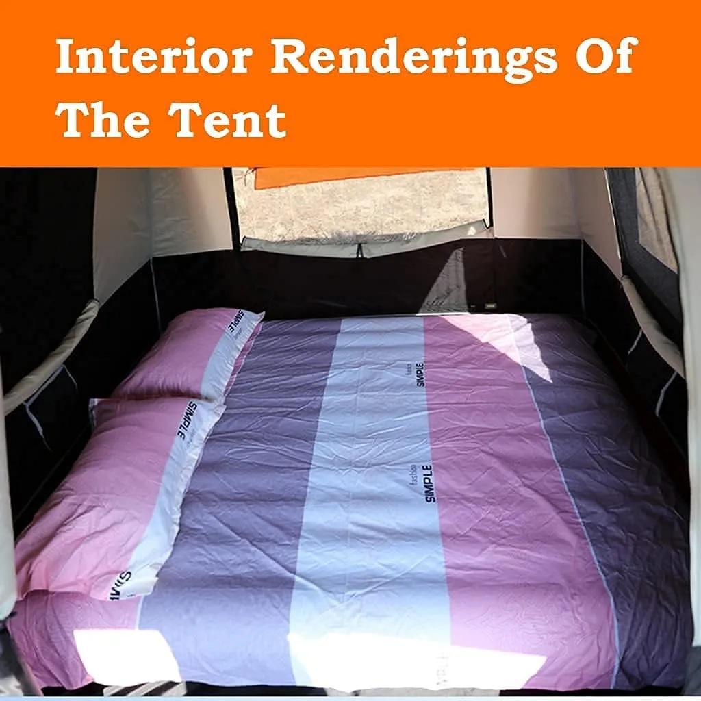 Portable Campitents Shelter Portable Waterproof Hold 2-3 Persons Instant Setup Pop up Tent with Top Rainfly Doors Mesh Protection Carry Bagfor Campihikimountaineering (Blue a)