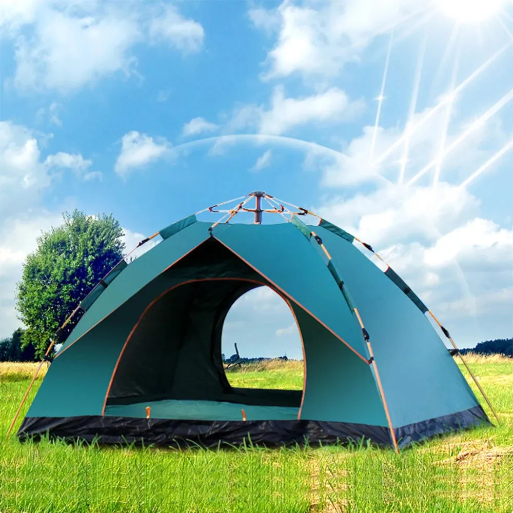 Portable Instant Camping Tent for 1 to 2 People Green