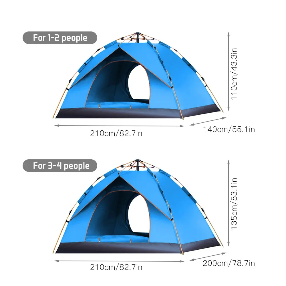 Portable Instant Camping Tent for 1 to 2 People Green