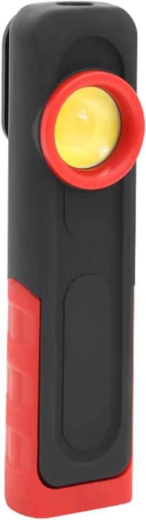 Portable LED Work Light, Rechargeable Work Light with Magnetic Base and 360° Hook for Camping, Car Repair, Emergency, Outdoor COB Flashlight