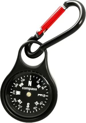 Portable Outdoor Navigation Compass Tools, for Camping, Hiking and Other Outdoor Activities Durable,Meet Different Needs Design Waterproof Carabiner Outdoor Compass