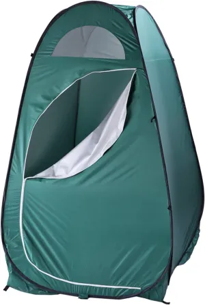 Portable Toilet with Pop Up Privacy Tent for Adults, Outdoor Camping Shower Tents Changing Room Emergency Folding Toilet Tent Kit with Carry Bag for Camping/Hinking