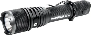PowerTac Warrior LT-G5 3050 Lumens Tactical Flashlight - 480m Beam, 6 Modes, Strobe, Waterproof, Compact & Durable Rechargeable Light for Law Enforcement, Security, Outdoor, EDC