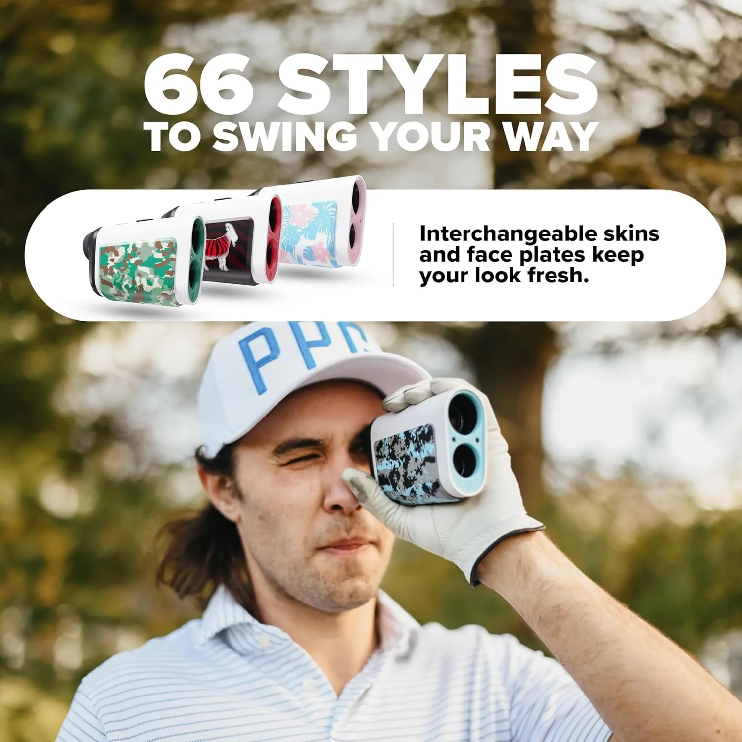 Precision Pro NX10 Golf Rangefinder: Golf's First Customizable Choice for Laser Accuracy, Slope Measurement, 6X Zoom, Flag Lock & Pulse - Master Your Distance with 999  Yard Range!