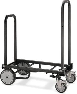 PROAIM Vanguard Nano 8-in-1 Adjustable Foldable Cart with Wheels. Equipment Platform Truck, Hand Trolley, Luggage Utility, Roller Moving Cart. Extends 24.4" to 39". 150kg/330lb Payload (CT-VNGD-UCN)