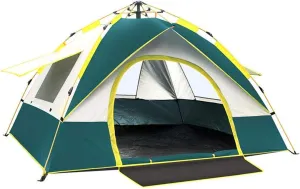 Products 3-4 Person Hydraulic Automatic Tent, Outdoor Camping Rainproof Tent, Camping Double-Layer Tent, Sun-Proof and Breathable, for Outdoor Camping