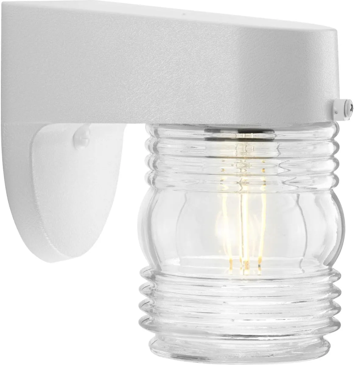 Progress Lighting P5612-30 Polycarbonate Outdoor, 4-3/4-Inch Width x 7-1/4-Inch Height, White