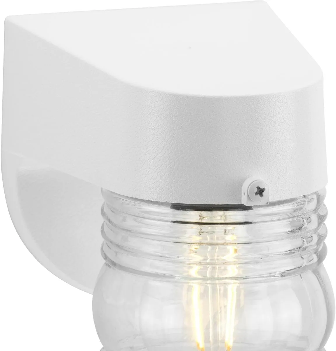 Progress Lighting P5612-30 Polycarbonate Outdoor, 4-3/4-Inch Width x 7-1/4-Inch Height, White