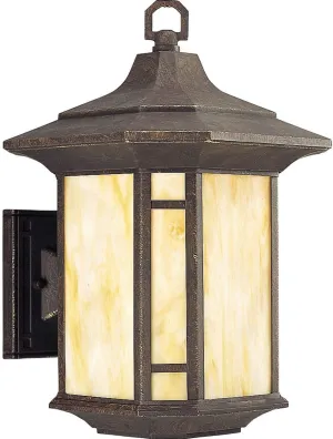 Progress Lighting P5629-46 Arts and Crafts Outdoor, 15.13x10.75x10.00, Bronze