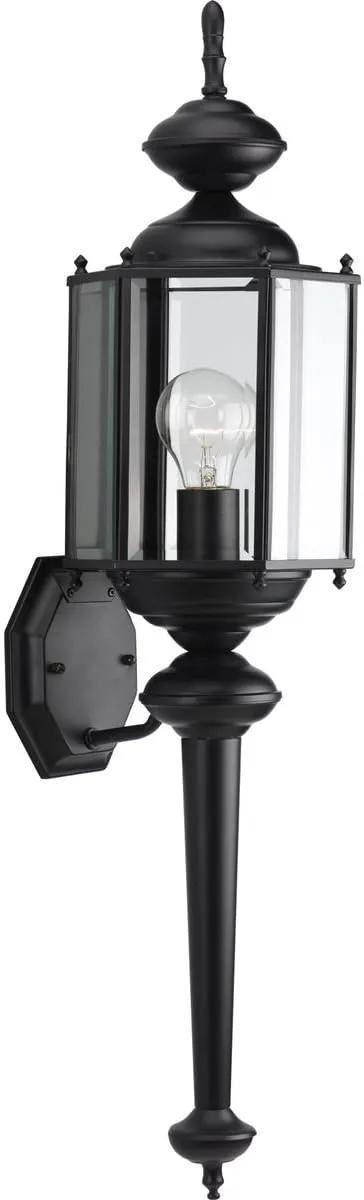 Progress Lighting P5831-31 BrassGUARD Lantern Outdoor, 28.50x7.00x7.00, Black