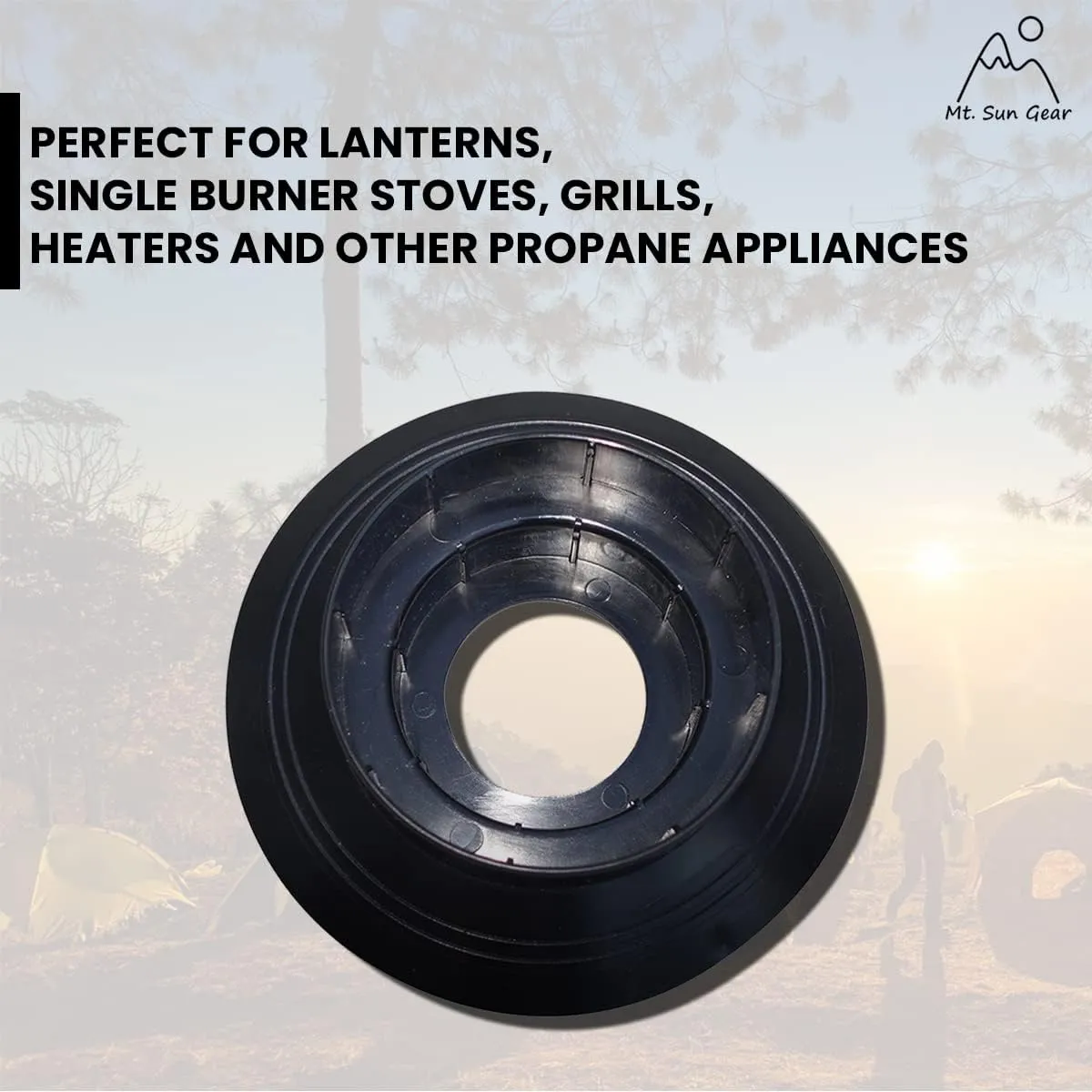 Propane Lantern Base- Fits 14.1 oz and 16.4 oz Bottles (Propane Lantern Base (Pack of 2)