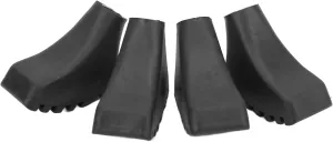 Protective Rubber Tips for Walking Sticks and Trekking Poles - Set of 4 Paw Feet Caps Covering Hammer Tips, Improved Traction and Stability