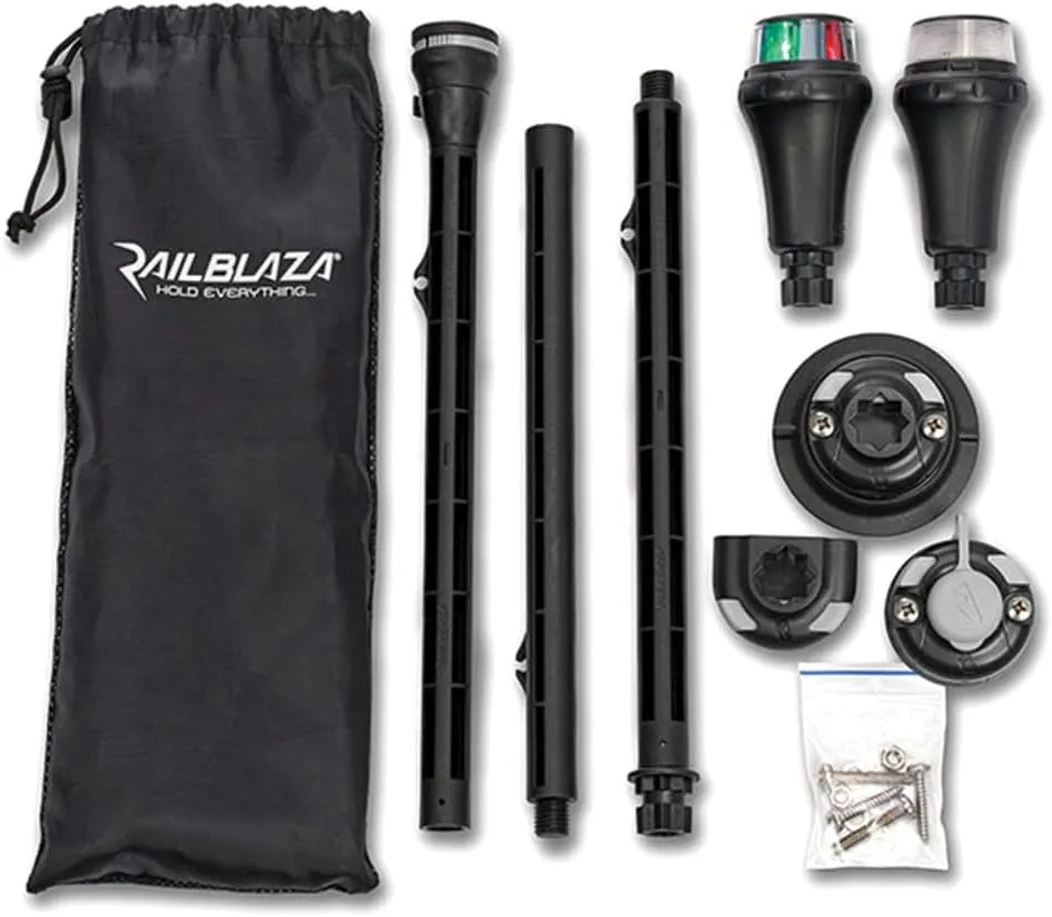 RAILBLAZA Marine Navigation Light Kit for Kayaks and Boats, Battery Powered, Meets USCG Standards