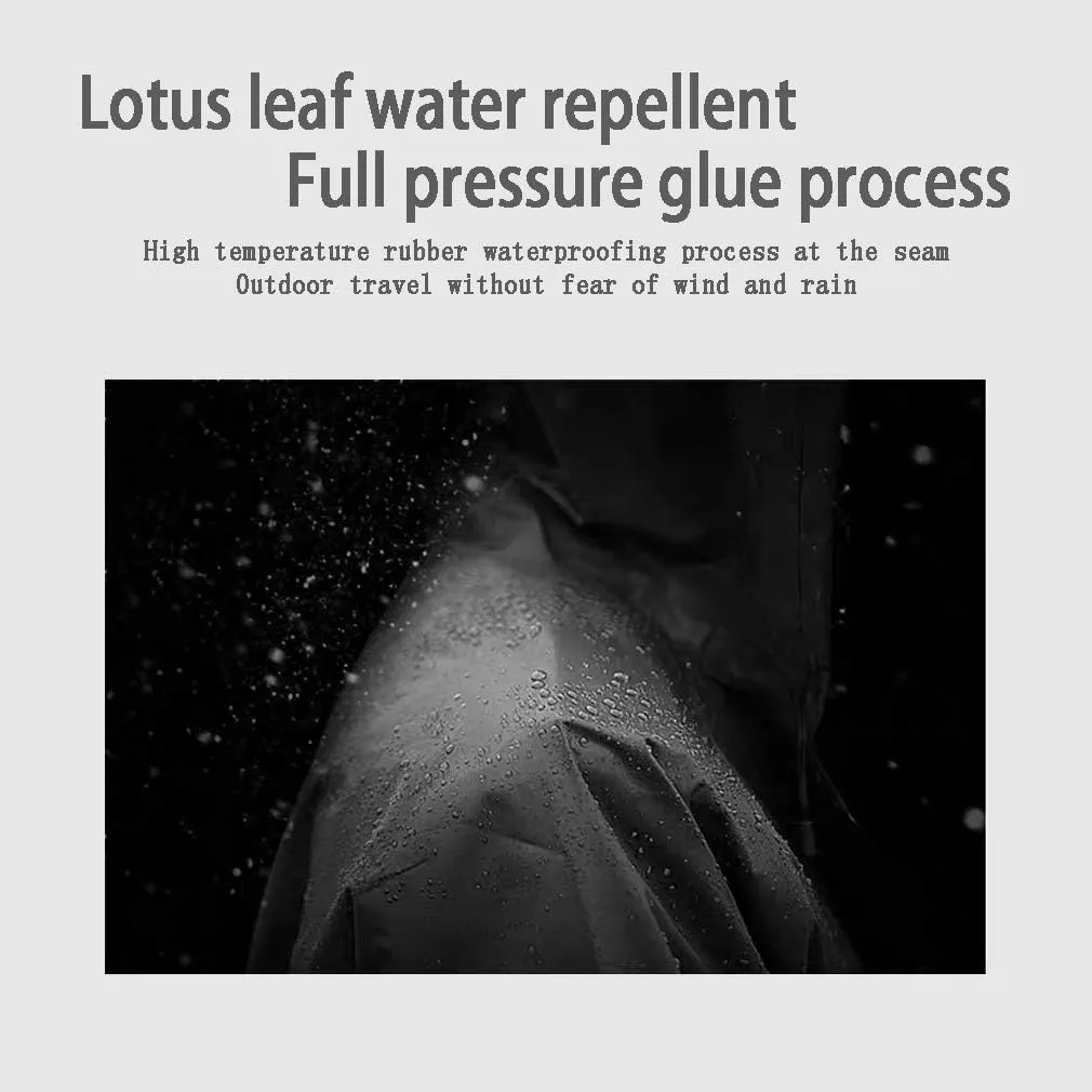 Rain Coats for Adults Rain Ponchos with Hoods Man Lightweight Raincoats Long Waterproof Jacket Windbreaker for Men Women