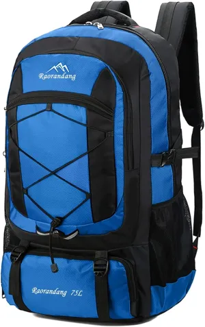 RaoRanDang Waterproof 75L Backpack - Conquer Any Adventure!