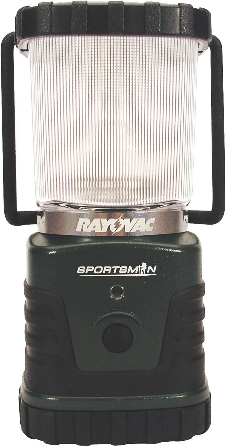 Rayovac Sportsman 3D LED Camping Lantern, 305 High Lumens, Water Resistant, Battery Powered 70 Hour Run Time, Lanterns for Camping