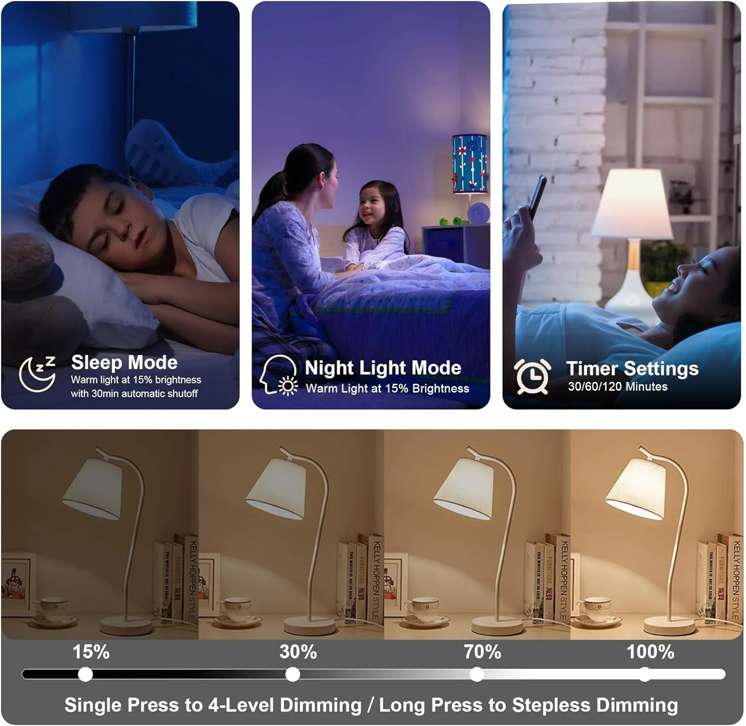 Rechargeable Battery Operated Light Bulbs, E26 Detachable LED Bulb with Remote Control, Dimmable, 4 Color Temperatures, RGB, Timer, Emergency Light Bulbs for Power Outrage, Lamp and Sconce, 2 Pack
