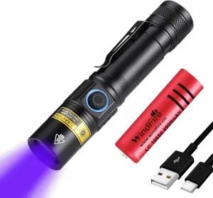 Rechargeable Blood Tracking Light for Hunting, LED Flashlight for Blood Trails, Night Hunting Gear, Blood Finder Flashlight, Perfect for Hunters (Blood Detection Light)