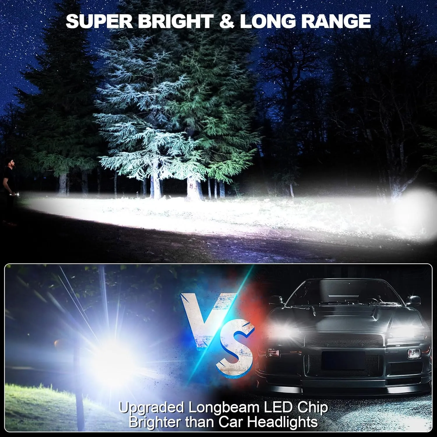 Rechargeable Flashlights High Lumens - Super Bright Small Pocket Magnetic Flashlight, 8 Modes LED Tactical Flash Light, Dual Button Powerful Flashlight for Camping (2, Yellow Gold)