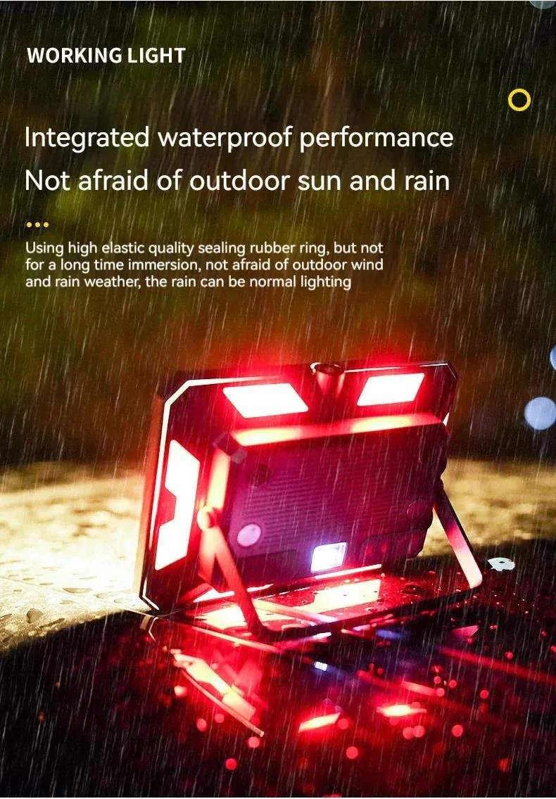 Rechargeable LED Camping Lantern Searchlight Waterproof Portable Outdoor Tent Light Emergency Night Lamp