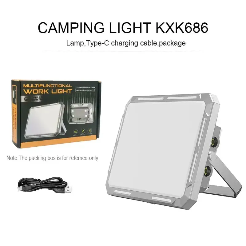 Rechargeable LED Camping Lantern Searchlight Waterproof Portable Outdoor Tent Light Emergency Night Lamp