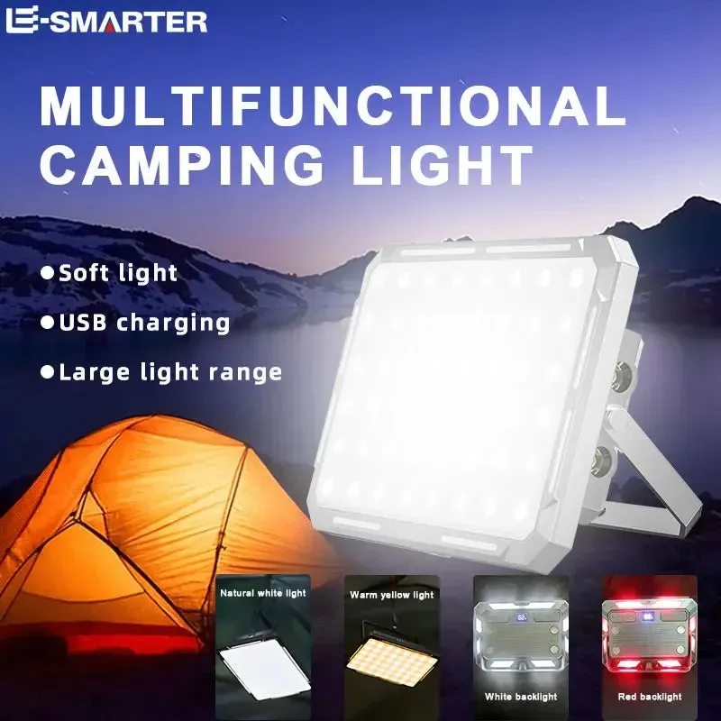 Rechargeable LED Camping Lantern Searchlight Waterproof Portable Outdoor Tent Light Emergency Night Lamp