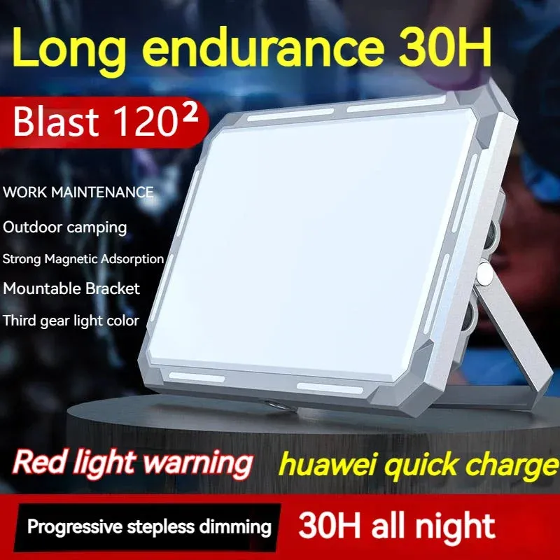 Rechargeable LED Camping Lantern Searchlight Waterproof Portable Outdoor Tent Light Emergency Night Lamp