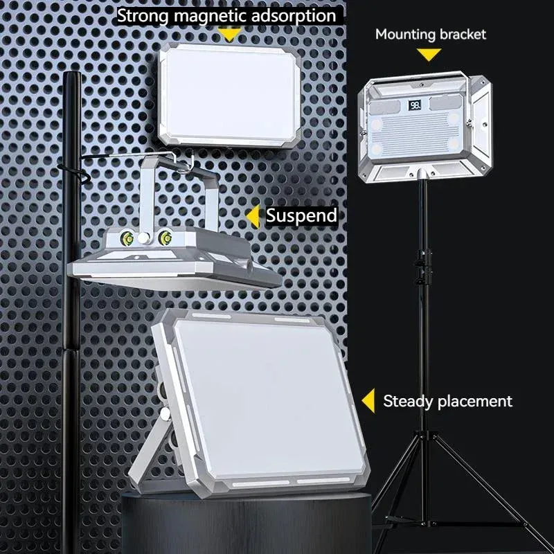Rechargeable LED Camping Lantern Searchlight Waterproof Portable Outdoor Tent Light Emergency Night Lamp
