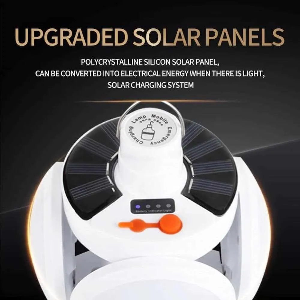 Rechargeable Solar LED Bulb Light USB Portable Outdoor Garden Camping Tent Lamp Night Light Searchlights Great Lantern Led