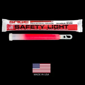 Red Emergency Safety Glow Sticks -50 Pack