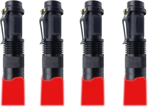 Red Light Flashlight, Single Mode Mini LED Flashlight for Astronomy, Aviation, Outdoor Activities, Night Observation