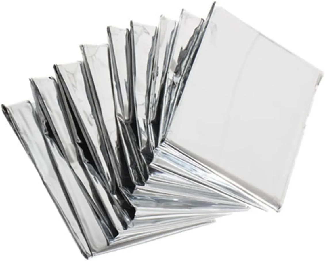 Reflective Film Roll Greenhouse Film Emergency Blanket Warm Keeping Blanket Heat Reflective 130 * 210cm