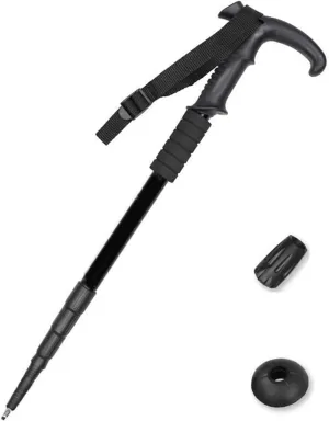 Regulable Aluminum Hiking Stick Portables Ergonomic Bents Handle Trekking Poles for Hiking and Outdoor Mountaineering Poles