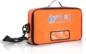 Resuscitator Portable Oxygen Machine Bag for BVM,Medical Duffel bag Bag with Adjustable Shoulder Straps (Orange, 15.7"x9.9"x5.9")