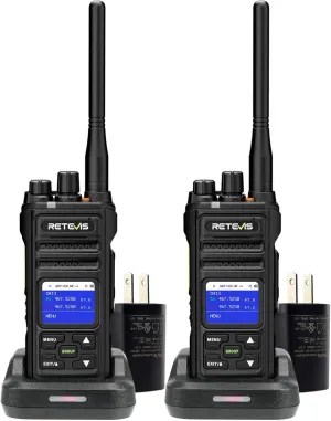 Retevis NR30S GMRS Long Range 2 Way Radio,IP67 Waterproof Two Way Radio,High Output,Professional Walkie Talkies for Adults,Noise Canceling, 2800mAh,NOAA,Group Call,for Off-Road Hunting(2 Pack)