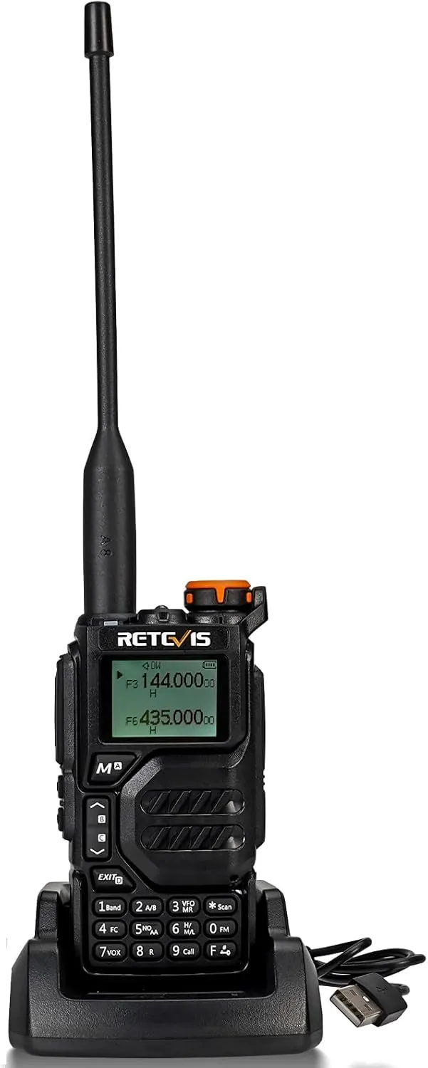 Retevis RA79 (Upgrade for UV 5R 3rd) Ham Radio, Dual Band Two Way Radio, Support Chirp, Portable Handheld AM/FM Radio, Rechargeable Walkie Talkies with USB-C Charging