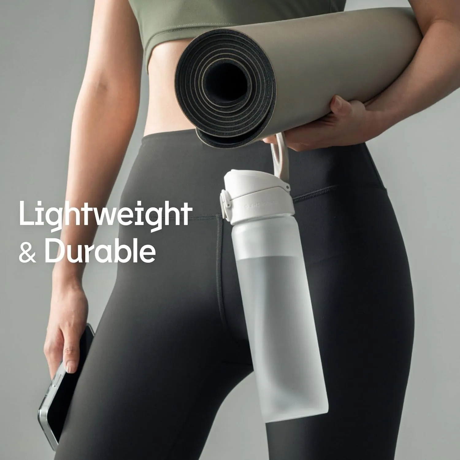 RhinoShield AquaStand Magnetic Bottle 27oz | Tritan Straw Bottle, MagSafe Handle, Adjustable Tripod, Leak Proof, Lightweight - I Can Drink This All Day