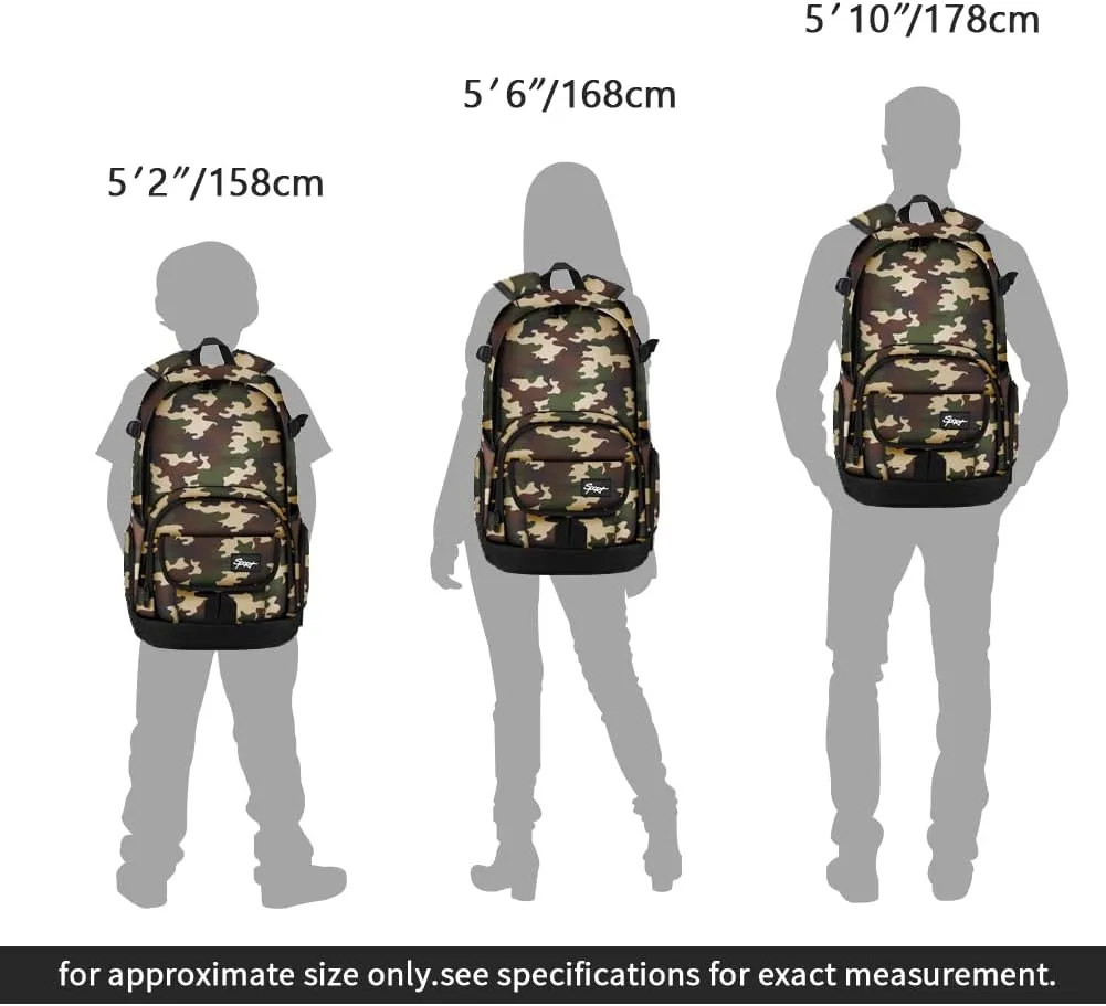 rickyh style School Backpack Travel Bag for Men & Women Lightweight College Back Pack with Laptop Compartmen