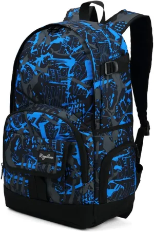 rickyh style School Backpack Travel Bag for Men & Women Lightweight College Back Pack with Laptop Compartmen