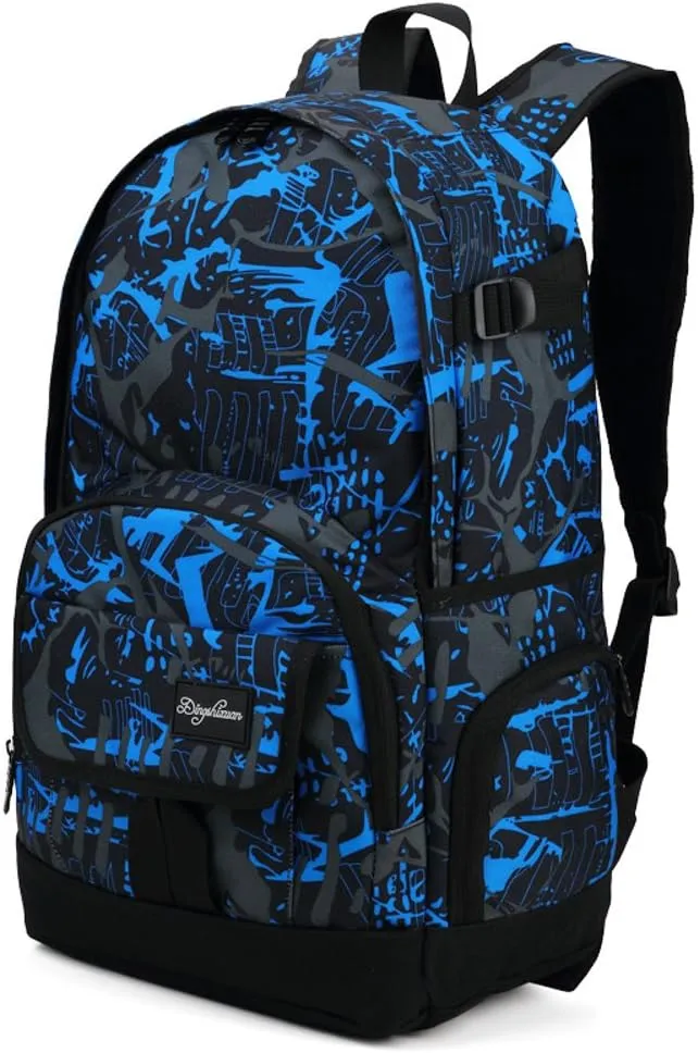 rickyh style School Backpack Travel Bag for Men & Women Lightweight College Back Pack with Laptop Compartmen