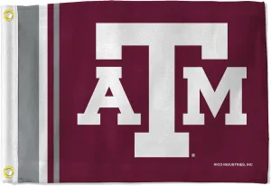 Rico Industries NCAA Stripes Utility Flag - Double Sided - Great for Boat/Golf Cart/Home ect.