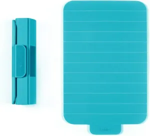 ROLL, Plastic Expandable Cutting Board, Flexible, Portable, Rollable, Space Saving, Nonslip, Everyday Use, Aquamarine, 1 Count