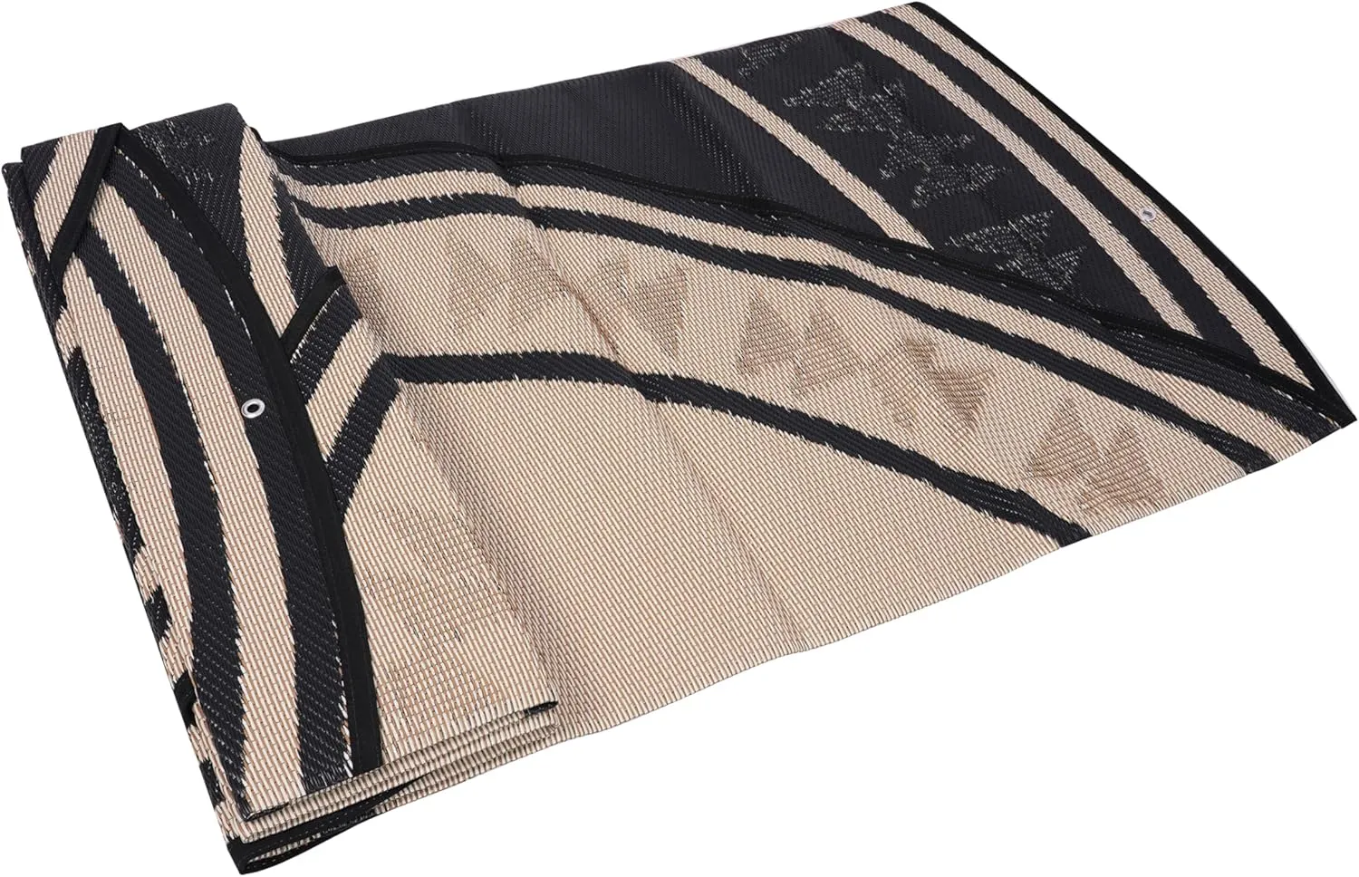 RV Round mat - Recycled Reversible Waterproof RV Rug