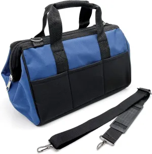 SAFBY Lockout Bag - Loto Supplies Lock Bag, Easy to Carry kit with Handle for Lockout Tagout Devices (Blue and Black Bag)