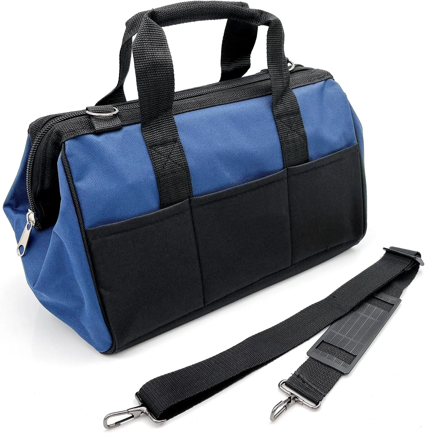 SAFBY Lockout Bag - Loto Supplies Lock Bag, Easy to Carry kit with Handle for Lockout Tagout Devices (Blue and Black Bag)
