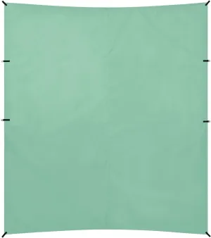 Sage Green Solid Color Pure Plain Foldable Beach Cabana UPF50  Waterproof Portable Sun Shelter with Sandbags and Shovel for Family Trips, Picnics & Camping