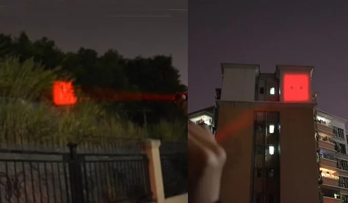 Scalable Red LED 3 Mode Long Range Red Beam Red Light Flashlight, Red LED Flashlight Red Flashlight Torch with Red Light Red Led for Night Detecting-Black House