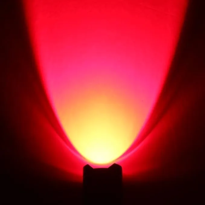 Scalable Red LED 3 Mode Long Range Red Beam Red Light Flashlight, Red LED Flashlight Red Flashlight Torch with Red Light Red Led for Night Detecting-Black House